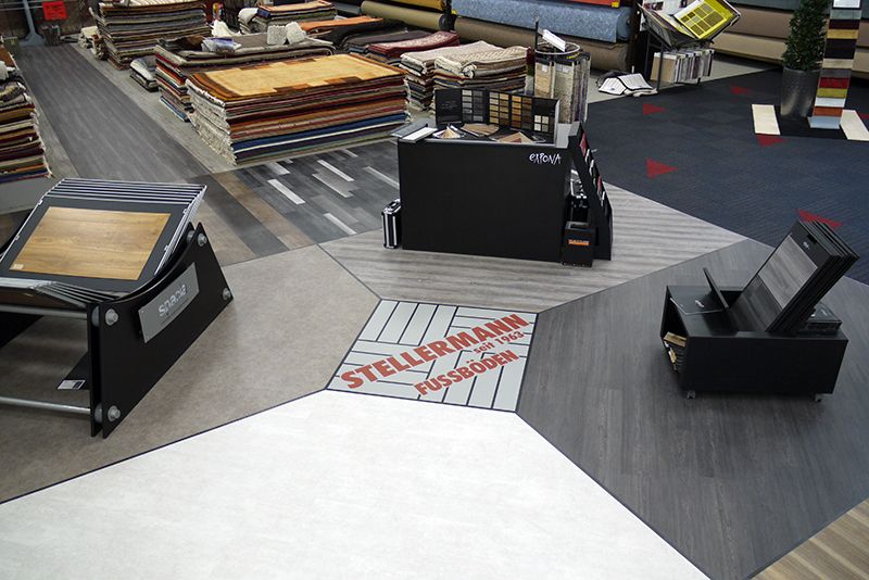 Parkett und Fußböden Stellermann in Veden eigene Ausstellung